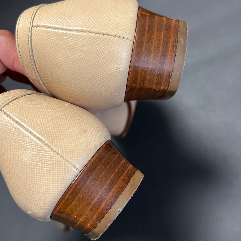 Salvatore Ferragamo Beige and Brown Loafers - Picture 14 of 17